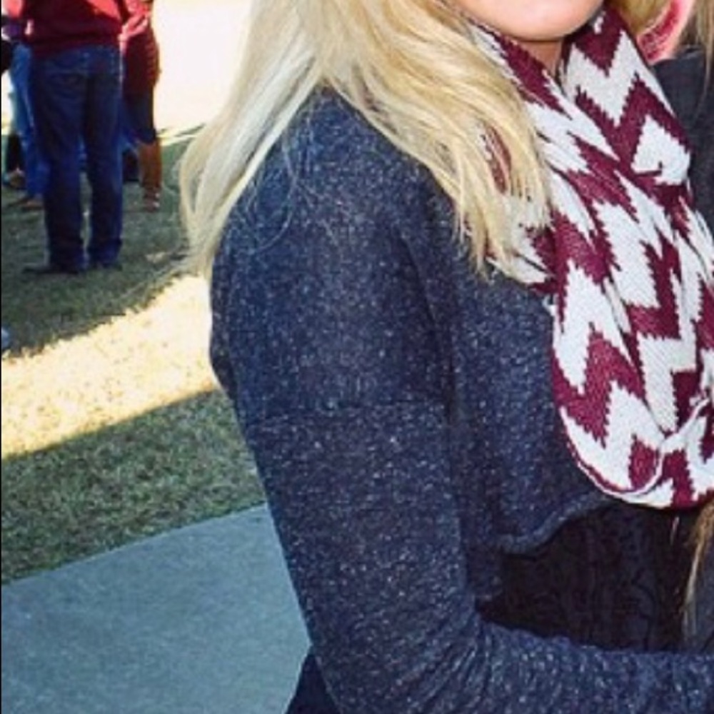Chevron infinity scarf